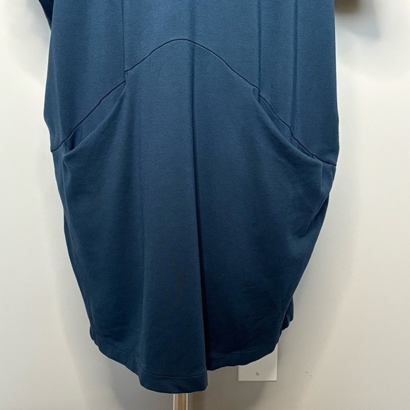 The Tiny Closet Peacock Blue Painter Dress, Medium - Picture 5 of 13